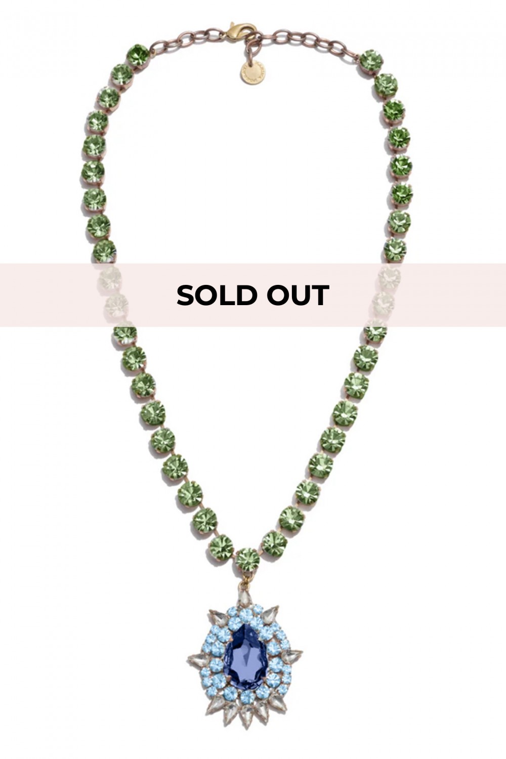 Collana verde e blu