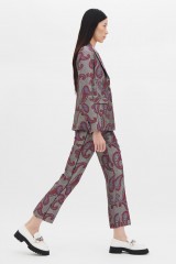 Drexcode - Completo giacca e pantalone con motivo paisley - Giuliette Brown - Noleggio - 2