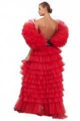 Drexcode - Abito rosso tulle - House of Mua - Vendita - 2