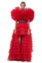 Drexcode - Abito rosso tulle - House of Mua - Vendita - 3