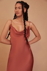 Drexcode - Slip dress terracotta - Rewritten - Vendita - 3