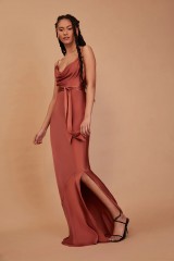 Drexcode - Slip dress terracotta - Rewritten - Noleggio - 1