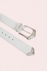 Drexcode - Cintura bianca con fibbia invecchiata - IRO - Vendita - 2