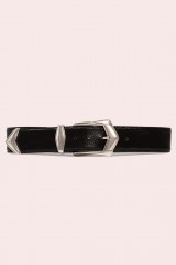 Drexcode - Cintura nera con fibbia invecchiata - IRO - Vendita - 1