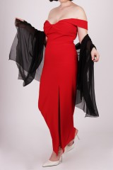 Drexcode - Stola nera - Alberta Ferretti - Vendita - 2