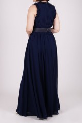 Drexcode - Abito lungo blu - Badgley Mischka - Noleggio - 4