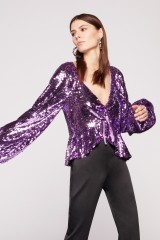 Drexcode - Madeleine Sequin Top - For Love and Lemons - Vendita - 1