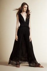 Drexcode - Vestito nero lungo con scollo a V - Alberta Ferretti - Vendita - 3