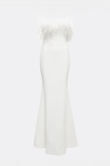 Drexcode - Abito bustier piume - Rebecca Vallance - Noleggio - 1