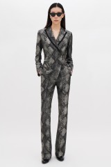 Drexcode - Completo giacca e pantalone con motivo pitonato - Giuliette Brown - Noleggio - 3