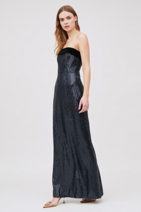 Abito paillettes midnight - ML - Monique Lhuillier - Vendita Drexcode - 2