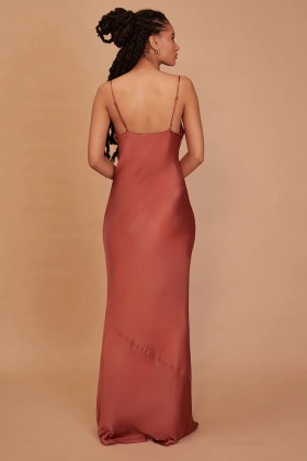 Slip dress terracotta - Rewritten - Noleggio Drexcode - 2