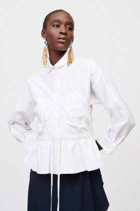Camicia in cotone bianca - Albino - Vendita Drexcode - 2