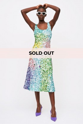 Abito midi con paillettes - Cynthia Rowley - Vendita Drexcode - 1