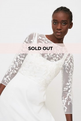 Top floreale - Elodie Brides - Noleggio Drexcode - 1