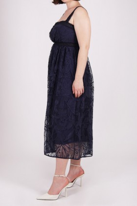 Abito longuette pizzo - ML - Monique Lhuillier - Noleggio Drexcode - 2