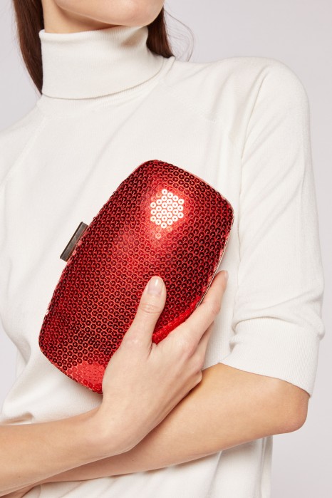 Clutch rossa sale