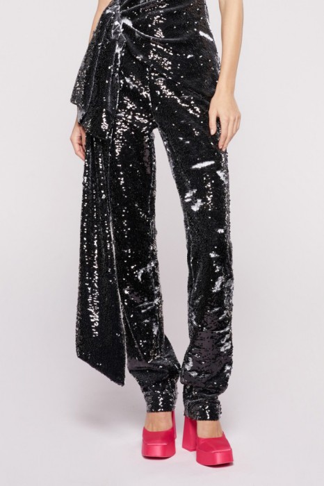 Pantaloni paillettes kappa 2025