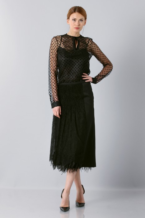 Noleggia online Camicia plumetis by Rochas Drexcode