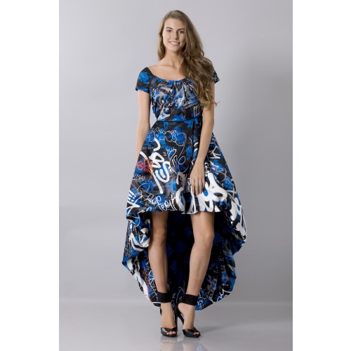 Noleggio Abbigliamento Firmato - Abito asimmetrico fantasia graffiti - Moschino - Drexcode -2