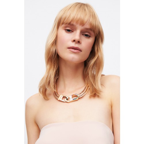 Vendita Abbigliamento Firmato - Collana con finiture oro rosa - CA&LOU - Drexcode2