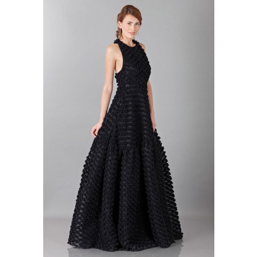 Noleggio Abbigliamento Firmato - Abito nero pop-corn - Rochas - Drexcode -1