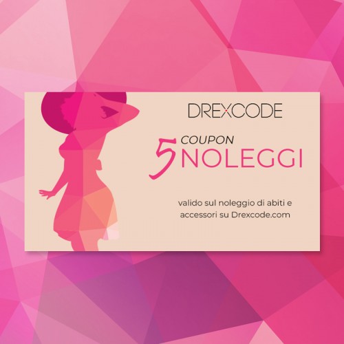 Vendita Abbigliamento Firmato - COUPON 5 NOLEGGI -  - Drexcode1