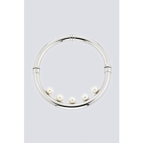 Vendita Abbigliamento Firmato - Collana in ottone e perle in resina - Sharra Pagano - Drexcode1