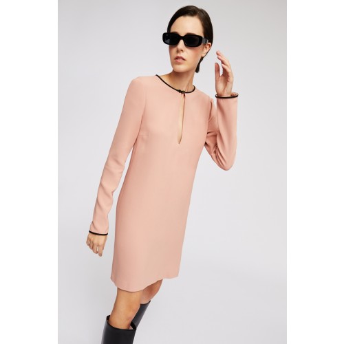 Vendita Abbigliamento Firmato - Abito corto rosa antico - Gucci - Drexcode1