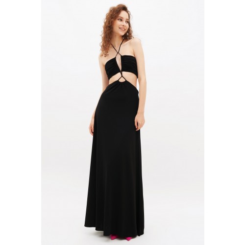 Vendita Abbigliamento Firmato - Abito cutout nero - Halston - Drexcode4
