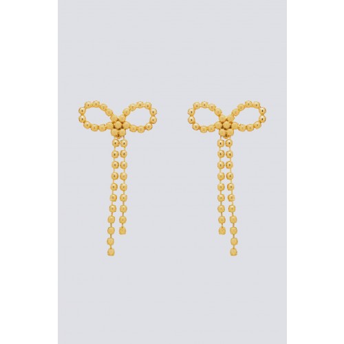 Noleggio Abbigliamento Firmato - Maxi orecchini in ottone con finitura in oro giallo - CA&LOU - Drexcode -1