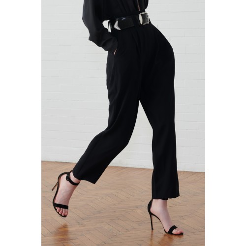 Vendita Abbigliamento Firmato - Pantalone nero a vita alta - IRO - Drexcode1