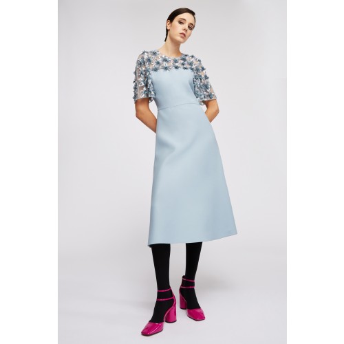 Vendita Abbigliamento Firmato - Abito longuette azzurro - Valentino - Drexcode1