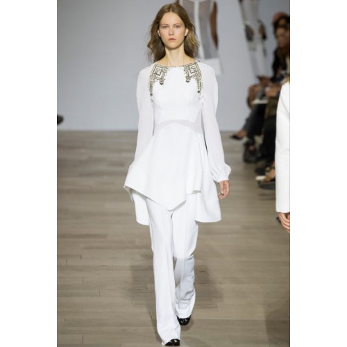 Vendita Abbigliamento Firmato - Pantalone bianco in cady - Antonio Berardi - Drexcode1