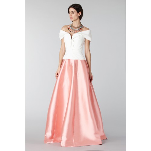 Noleggio Abbigliamento Firmato - Completo gonna rosa e top bianco - Tube Gallery - Drexcode -3