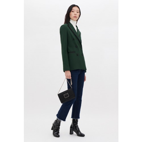 Noleggio Abbigliamento Firmato - Giacca verde doppiopetto in lana - Giuliette Brown - Drexcode -3