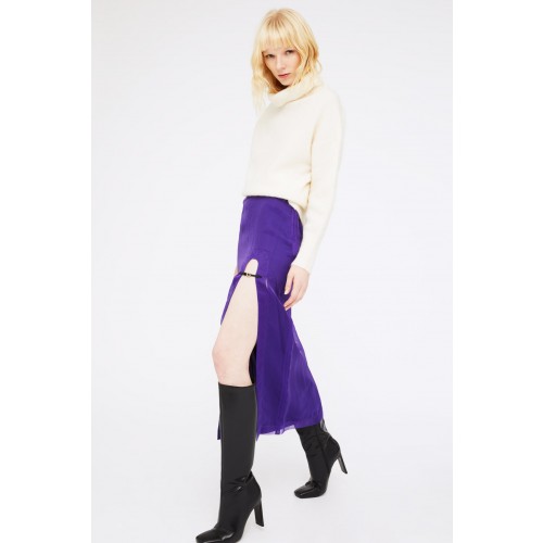 Vendita Abbigliamento Firmato - Gonna viola - Gucci - Drexcode3