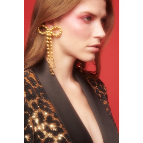 Vendita Abbigliamento Firmato - Maxi orecchini in ottone con finitura in oro giallo - CA&LOU - Drexcode2