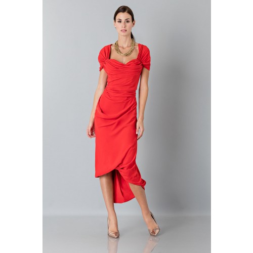 Noleggio Abbigliamento Firmato - Abito in seta rosso - Vivienne Westwood - Drexcode -4