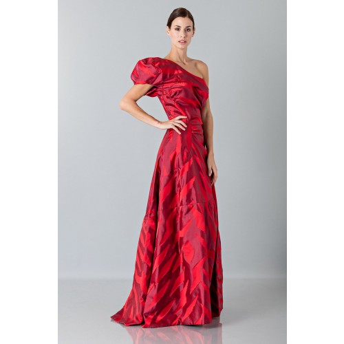 Noleggio Abbigliamento Firmato - Abito rosso monospalla con manica a sbuffo - Vivienne Westwood - Drexcode -4