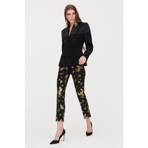Vendita Abbigliamento Firmato - Pantalone fantasia dorata - Giuliette Brown - Drexcode2