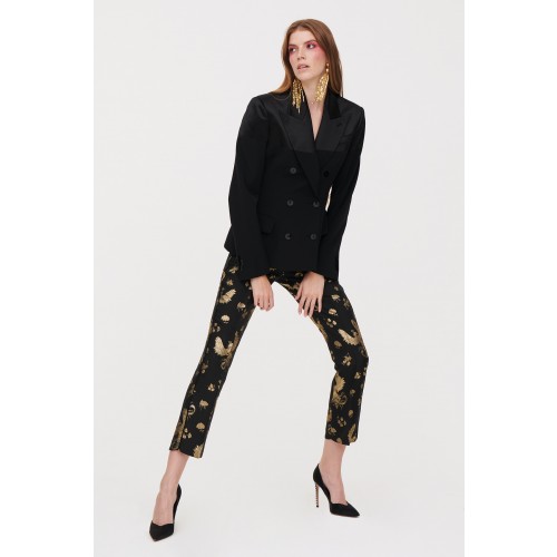 Noleggio Abbigliamento Firmato - Pantalone fantasia dorata - Giuliette Brown - Drexcode -3