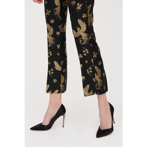 Noleggio Abbigliamento Firmato - Pantalone fantasia dorata - Giuliette Brown - Drexcode -4
