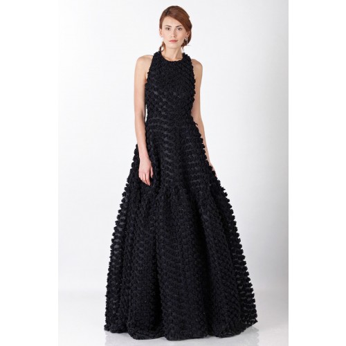 Noleggio Abbigliamento Firmato - Abito nero pop-corn - Rochas - Drexcode -6