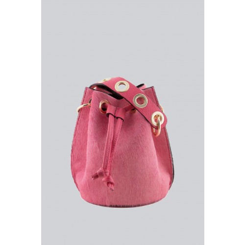 Vendita Abbigliamento Usato FIrmato - Mini secchiello in cavallino rosa - AM - Drexcode -1