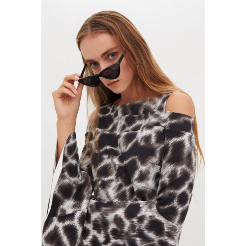 Vendita Abbigliamento Firmato - Abito con fantasia giraffa - Chiara Boni - Drexcode2
