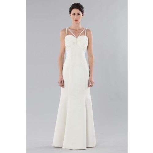 Noleggia online Abito da sposa con spalline lavorate by Drexcode