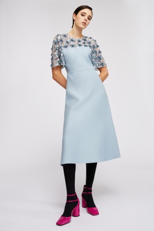 Abito longuette azzurro - Valentino - Vendita Drexcode - 1
