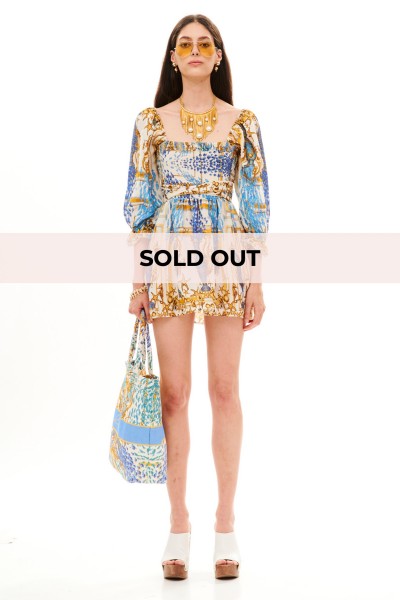 Mini dress con fiocco