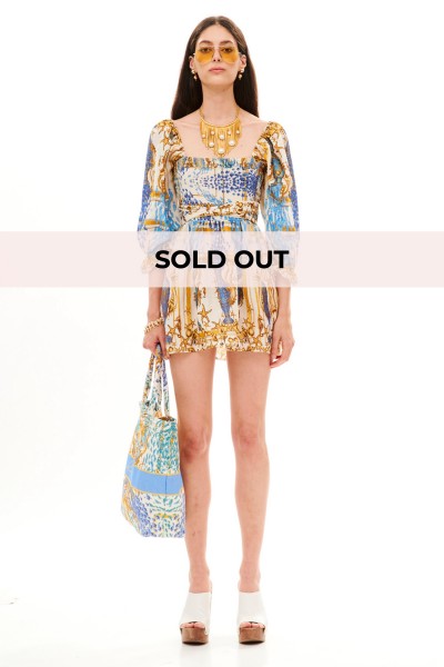 Mini dress con fiocco